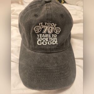 70th Birthday Adjustable Mens Hat